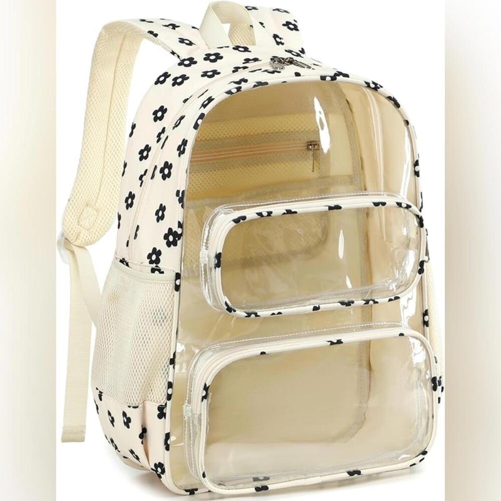 NWOT CAMTOP Clear Heavy Duty Transparent See Through Backpack Bag